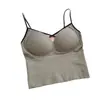 Nueva Camisola Sexy Ajustada con Tirantes Cruzados y Sujetador Incorporado Engrosado, Top Tubo para Usar como Exterior, Lencería Hermosa de Espalda para Mujeres