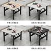 Mesa Baja Plegable Rectangular Mesa de Comedor Alquiler de Habitación Dormitorio Mesa de Comedor Escritorio Pequeño Mesa Sencilla de Puesto Mesa Cuadrada para Exterior