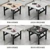 Mesa Baixa Dobrável, Mesa Quadrada e Redonda, Mesa de Jantar para Apartamentos de Aluguel e Dormitórios, Mesa Pequena, Mesa Simples para Feiras, Mesa Retangular para Exterior