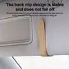 Soporte para Gafas de Sol de Coche Clip para Parasol Estuche de Cuero para Gafas Montaje Estilo para Coche Clip para Tarjetas de Boletos Accesorios Interiores
