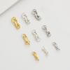 Accesorios de Joyería DIY Hebilla de Conexión Hebilla Hebilla S Hebilla de Acabado Hebilla de Signo de Interrogación Plata Esterlina S925 Chapada en Oro Botón para Pulsera Collar