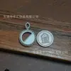 Nueva Caja Gawu Redonda Frosted de 1.5 para Thangka, Nueva Artesanía, Acero de Titanio, Antidesvanecimiento, Suministros Conmemorativos para Vínculos al por Mayor