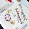 Pulseira de Metal com Zíper de Corda Trançada Gatinho de Verão Adequada para Apple Watch Iwatch 1ª, 2ª, 11ª, 10ª Gerações, Ultrase