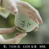 Serie de Juego de Té Pintado a Mano de las Dinastías Tang y Song, Juego de Té Kung Fu para Uso Doméstico, Incluye Gaiwan, Tetera, Tazas de Té, Posavasos, Recipiente para Té y Colección de Cuchara para Té