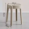 Taburete de Plástico para el Hogar Engrosado Taburete Molino de Viento Silla de Comedor Simple Moderna Banco Alto Mesa de Comedor Silla de Goma Apilable