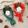 Ramo de Flores Secas de Algodón con Bayas Rojas Navideñas al por Mayor Decoración de Recuerdos DIY Relleno para Cajas de Regalo Flores Regalo de Navidad para Novia