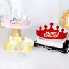 Celebridad de internet ins sombrero de cumpleaños plegable sombrero de cumpleaños para niños Corona Dorada tocado para adultos