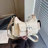 Bolsa de Moto Retrô de Nicho Transfronteiriça, Modelo Novo da Moda Primavera 2026, Bolsa de Ombro Transversal de Grande Capacidade para o Dia a Dia com um Toque de Luxo