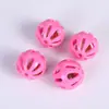 Campana de plástico transfronteriza redonda hueca de doble capa para mascotas, bola para hámster, gato, perro, juguete, Campana 3.1CM3.5CM