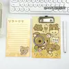 Bloc de Notas Adhesivas Estilo Portapapeles A6 de Dibujos Animados Colección Página de Color Bloc de Papel Fotográfico Bloc de Notas Portátil para Recordatorios