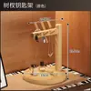 Soporte para Llaves de Escritorio de Madera Maciza Colgador de Decoración para el Hogar Pasillo de la Puerta de Entrada Bandeja para Exhibir Joyas Estante de Almacenamiento
