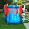 Castillo Hinchable para Niños Castillo Hinchable con Tobogán Casa Exterior Interior Trampolín Instalaciones de Parque Infantil Juguetes