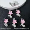 Pendente de Estrela de Cinco Pontas Cravejada de Diamantes Pérola de Imitação Materiais Versáteis para Acessórios Pulseira Colar Brincos de Contas DIY