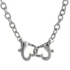 Collar de Corazón Abrible Estilo Hip-Hop Punk Moderno Europeo y Americano, Collar Sencillo y Genial con Forma de Corazón para Clavícula para Mujer