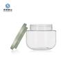 Botella Transparente de Boca Ancha para Crema, Mascarilla Facial, Cosméticos, Exfoliante, Mascarilla Capilar, Botella para Crema, Botella de Plástico de Boca Ancha Personalizada para Crema