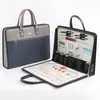 Bolsa Sellable Portátil, Licencia Comercial, Bolsa Todo en Uno para Guardar Sello Oficial Portátil, Bolsa para Organizar Archivos, Bolsa de Oficina con Candado de Contraseña