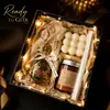 Entrega Transfronteriza de Regalos de Fragancia, Regalos de Boda y Cumpleaños Estilo Ins, Incienso de Interior de Larga Duración, Caja de Regalo de Velas Aromáticas de Año Nuevo