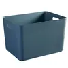 Caixa de armazenamento de plástico cesta de armazenamento de artigos diversos para mesa com tampa caixa caixa de armazenamento de frutas brinquedos temperos caixa de armazenamento para guarda-roupa