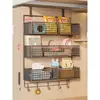 Estante de almacenamiento colgante para la litera inferior en dormitorios, una herramienta mágica para ahorrar espacio para libros y estantes, estante de almacenamiento de cama para dormitorio estudiantil