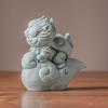 Fabricante de Arenisca Verde, el Regreso del Gran Sabio, Adornos Creativos de Escritorio, Decoraciones de Paisajismo para Acuario, Muebles para Mascota de Té Creativos y Culturales de Tendencia Nacional