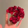 Pasador de Flor de Tela Retro Otoño e Invierno para Mujer, Pasador Elegante y de Alta Gama, Accesorio para el Cabello Dulce de Atmósfera de Nicho para Mujer