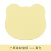 Matriz de Silicone para Carimbo de Cera Pintura a Fogo Urso Flor de Cerejeira Simples Matriz de Liberação para Carimbo de Cera Material de Silicone Almofada de Isolamento Térmico Mat Antiaderente