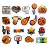 Terno Sapatos de Basquete NBA Sapatos de Flor Fivela Sapatos de Caverna Cruz Decorativa Acessórios Sapatos de Caverna Estrela Inteligente de Alto Nível