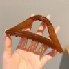 2026 Nuevo Pasador Triangular de Tela de Lunares Estilo Coreano para Mujer, Pasador de Alta Gama para Recogido en la Parte Posterior de la Cabeza, Accesorio para el Cabello de Pinza de Tiburón