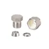Marca Roke Acero Inoxidable Ss316 Métrica Tubería 2-50mm Tapón de Cierre Doble