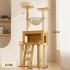 Post de Rascado para Gatos de MDF Douyin Xiaohongshu, Rascador para Gatos de Sisal Transfronterizo, Cama para Gatos con Descuento, Estructura de Escalada Grande para Gatos