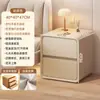Armário de Armazenamento de Mesa de Cabeceira Pequeno Moderno Casa Quarto Simples Extremamente Estreito Armário de Mesa de Cabeceira Novo Mini Rack de Armazenamento Sanduíche