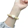 Pulsera Pequeña de Cerámica Jingdezhen Hello Kitty Estilo Chino Versátil Linda Pulsera de Amistad para Mujer Versátil
