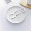 Faca de Manteiga de Aço Inoxidável Estilo Japonês, Espalhador de Manteiga, Faca para Geleia, Faca para Queijo e Sobremesa, Faca para Creme para Uso Doméstico