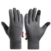 Guantes de Ciclismo de Invierno para Hombres y Mujeres, Guantes Cálidos para Deportes al Aire Libre, Cortavientos, Repelentes al Agua, Forrados de Felpa, Guantes con Pantalla Táctil para Bicicleta Eléctrica