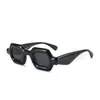 Nuevas Gafas de Sol Multilado Estilo Europeo y Americano, Gafas de Sol con Montura Cuadrada Pequeña Gruesa, Gafas de Sol Transfronterizas de Alta Gama T22162