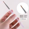 Lápiz de uñas de color Aurora transparente Ins, bolígrafo para pintar uñas, herramienta profesional de belleza para dibujar líneas y flores, degradado Simi