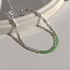 Pulsera de Perlas Shijia Apiladas Estilo Francés Lujo Ligero Nicho Exquisita Cuerda Pétrea Pulsera de Perlas 2024 Nuevo Sentido de Alta Gama