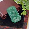 Colgante de Calcedonia Natural Ruyi Hoja de Jade Guanyin Buda Calabaza Tesoro Dragón Tigre Hebilla Ping An Colgante de Ágata Frijol Verde