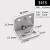 Soporte de Ángulo Recto en Forma de L de Acero Inoxidable, Escuadra Gruesa para Gabinete, Soporte Fijo de Ángulo de Acero Laminado en Frío Niquelado, Accesorios de Ferretería de Escuadra