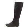 Botas de punta fina 2026 Otoño/Invierno botas largas Diseño de botas elásticas Nicho Versátil Nuevo Suela plana Europeo y Americano Botas Mango Mujer