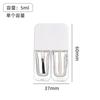Frasco de esmalte de vidro transparente com pincel, frasco de cola para unhas Armor Factory Outlet