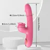 Mini vibrador de succión remolino con 10 frecuencias de vibraciones fuertes, juguete para adultos para mujeres, diseñado para provocar y el orgasmo, vibrador de empuje impermeable