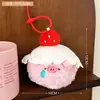 Nuevo Lindo Colgante de Peluche de Cerdo Cono Corazón de Niña Muñeco de Pastel Fresa Moco Rosa Muñeco de Cerdo Colgante Pequeño