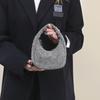 Bolsa Balde Feminina Cravejada de Diamantes Inteiros, Produto Novo Mais Vendido Transfronteiriço 2025, Bolsa de Strass para Noite, Bolsa de Corrente, Bolsa de Mão, Bolsa Transversal