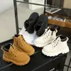 Botas de Moda Infantiles Estilo Martin 2025 Verano Nuevo Estilo Temperamento de Niña Botines Cortos de Piel Calzado de Botas Pequeñas de Piel Casual para Niños