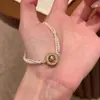 Pulsera Geométrica Ajustable Estética de Alto Valor de Nicho, Pulsera de Estrella de Ocho Puntas con Perlas de Doble Capa Coreana, Estética de Alto Valor de Nicho