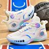Zapatos de Baloncesto Phantom 3 para Estudiantes Masculinos y Adolescentes Zapatos Deportivos de Caña Alta Prácticos Antideslizantes Resistentes al Desgaste Amortiguadores Tenis Súper Ruidosos para Mujer