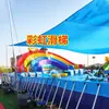 Castelo Grande Inflável Parque Aquático Pista de Obstáculos Piscina Barraca Externa Empreendedorismo Escorregador Equipamento Móvel