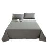 Algodón Puro 100% Algodón Color Sólido Sábana Ajustable Unidad de Una Pieza Dormitorio de Estudiantes Cama Individual/Doble 1.35m m Sábana