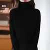 Top de cuello alto para exportación transfronteriza, prenda interior, suéter de otoño e invierno, jersey de punto holgado, suave y grueso